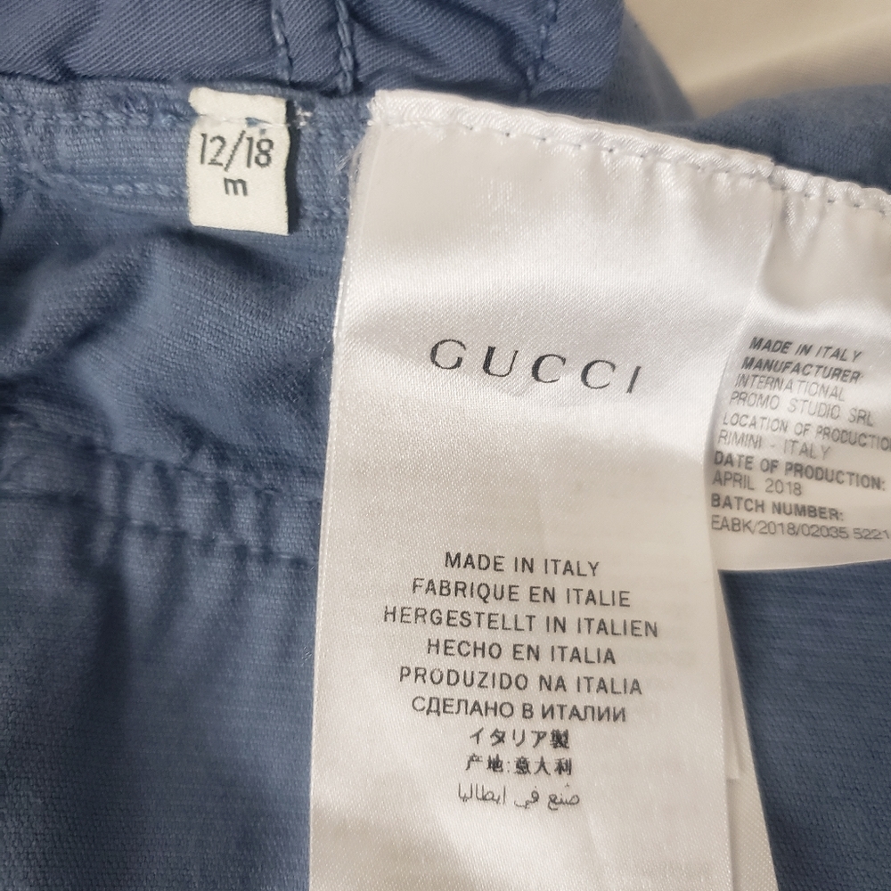 gucci kids jeans size 12-18 months - Picture 8 of 9
